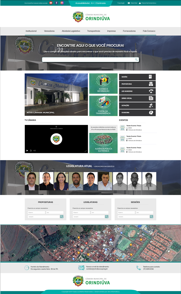 Visualize fotos Tipo: Tipo de Galeria / Descrição: Layouts - SINO INFORMÁTICA